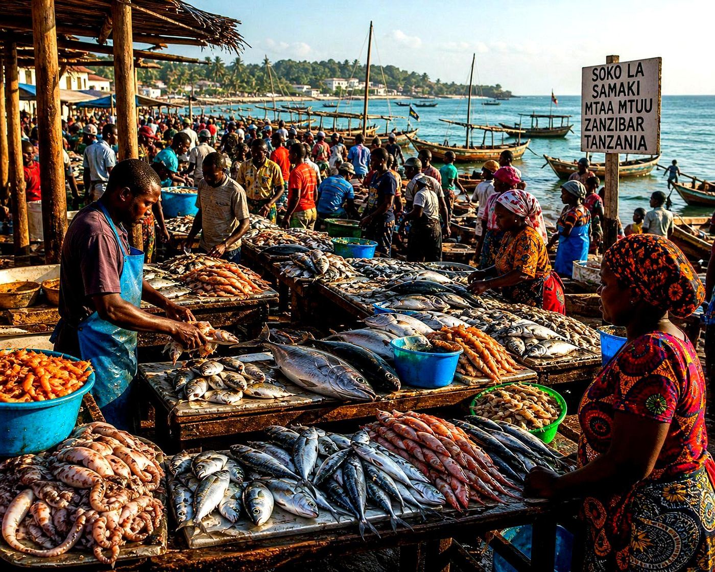 Zanzibar fish market