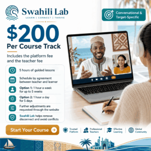 Swahili Lab 5-Hour Guided Starter Package